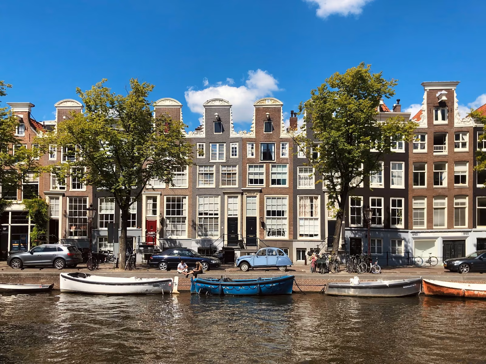 Maisons de canal à Amsterdam